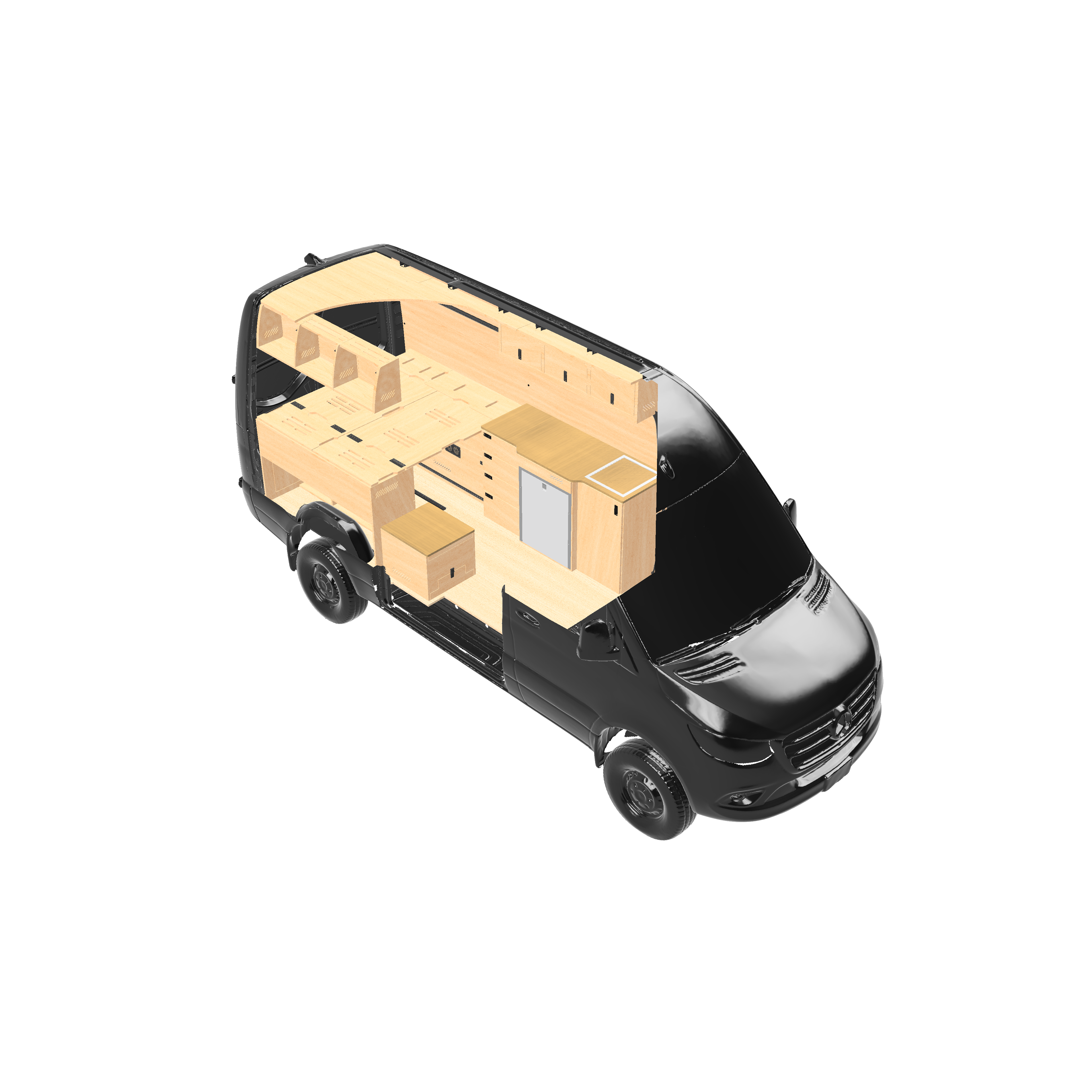 Design Your Custom Sprinter 144 High Roof Van Quality USA-Made