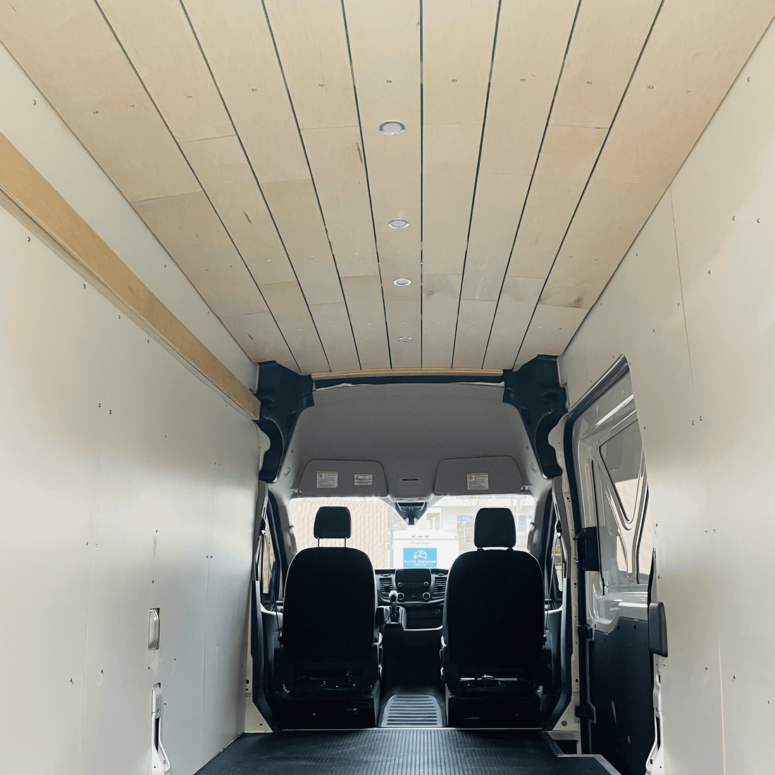Transit Van Ceiling Kit Installed