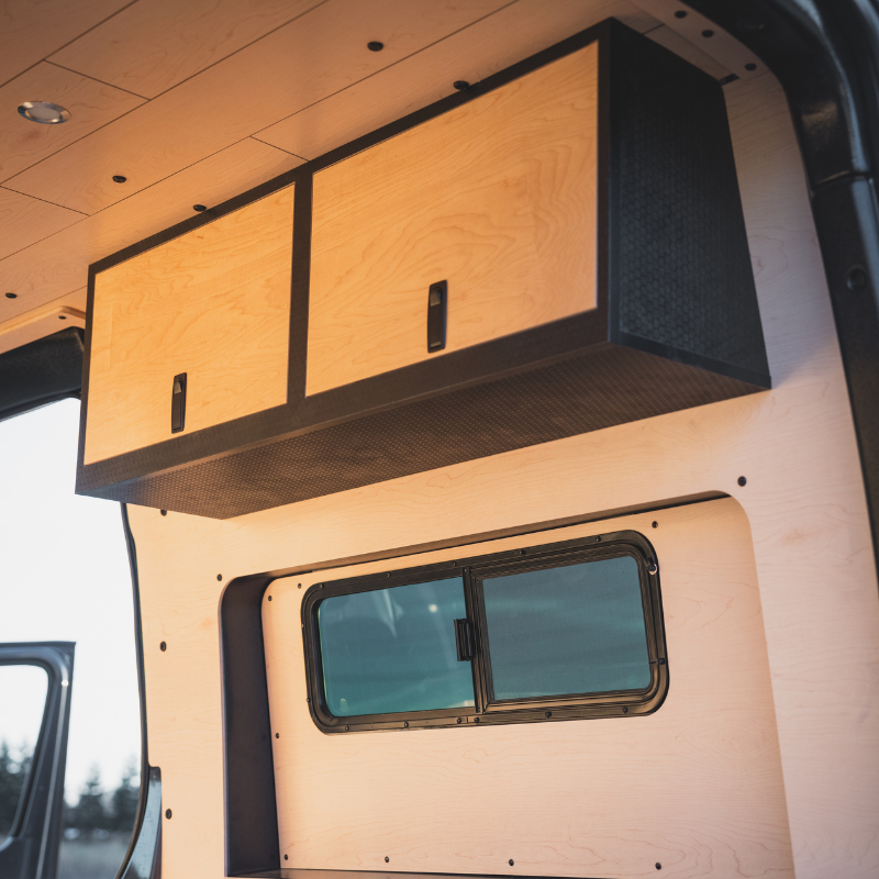 Sprinter Van Stealth Cabinet | Overhead Squared