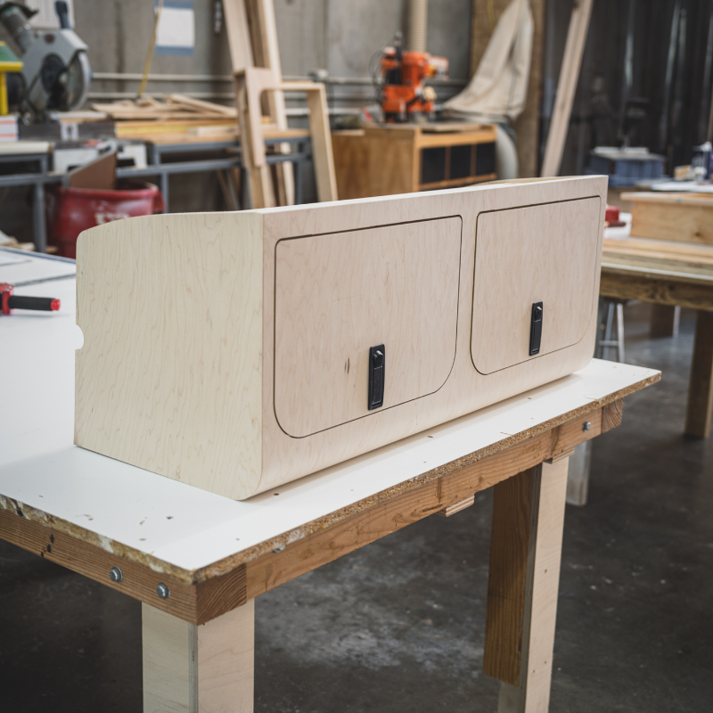 Rounded Overhead Cabinet - Ford Transit