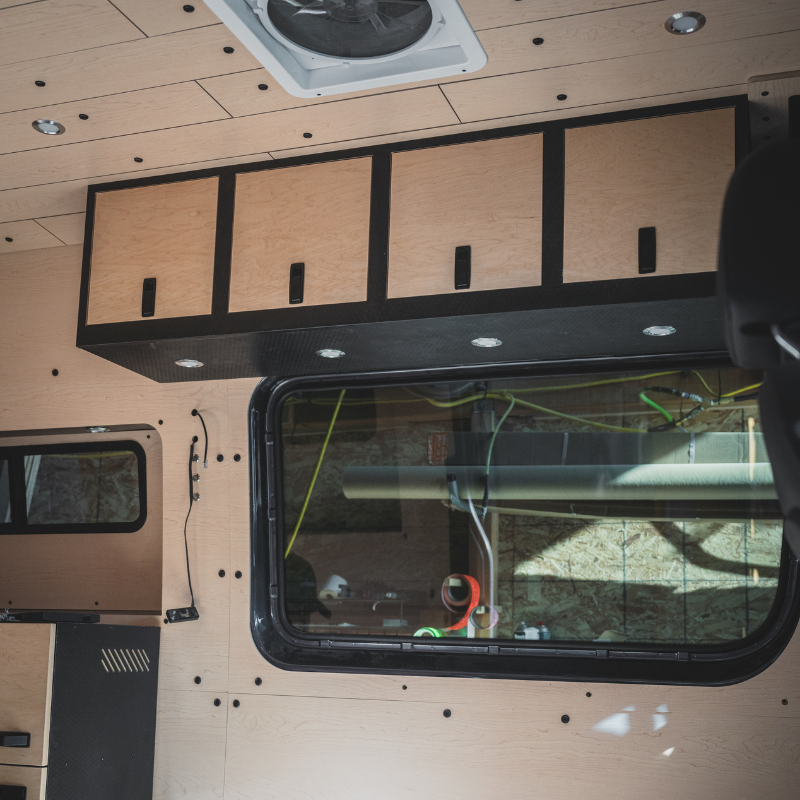 Transit Van Stealth Cabinet | Overhead Squared