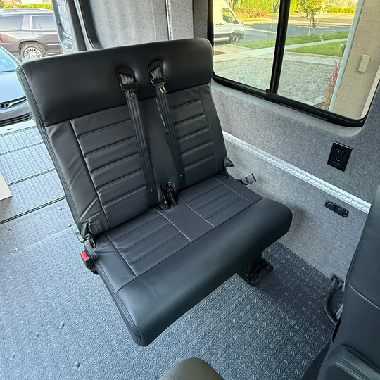 Sprinter Bench Reclining Flip-up Bench Seat for Sprinter and Transit Cargo Vans | Van Seating S ...