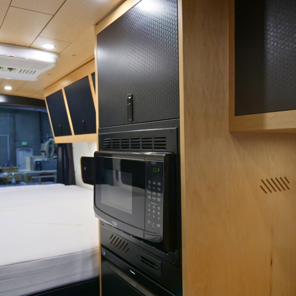 Tall Kitchen Cabinet with Microwave for Sprinter, Transit, & Promaster ...