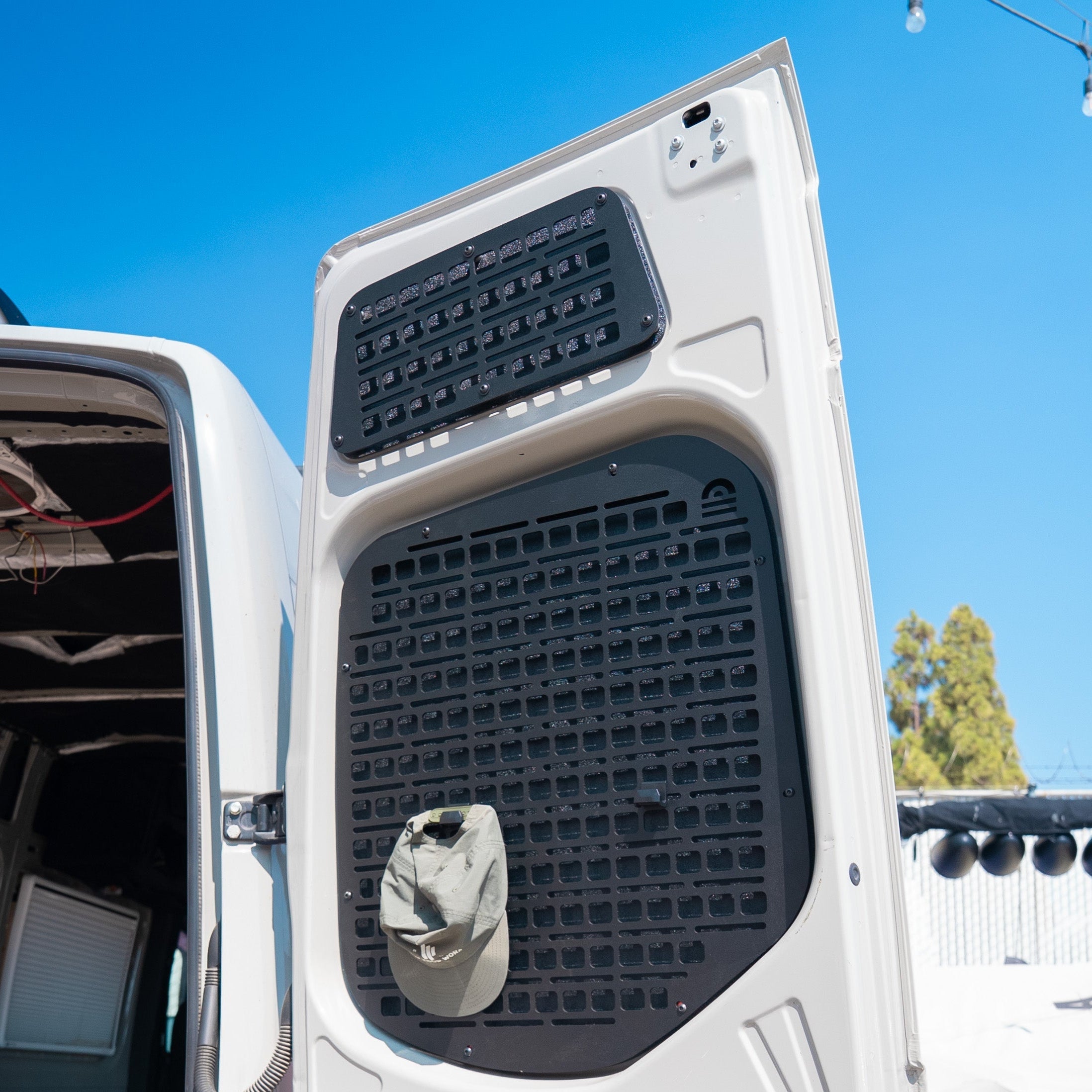 Van Rear Panel Rear Door Molle Panels for Sprinter Vans | Van Interior Accessories ...
